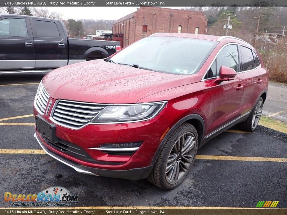 2015 Lincoln MKC AWD Ruby Red Metallic / Ebony Photo #1