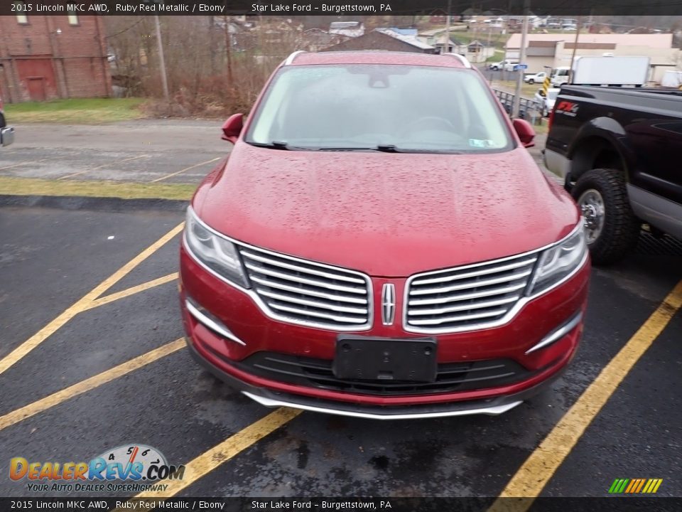 2015 Lincoln MKC AWD Ruby Red Metallic / Ebony Photo #2