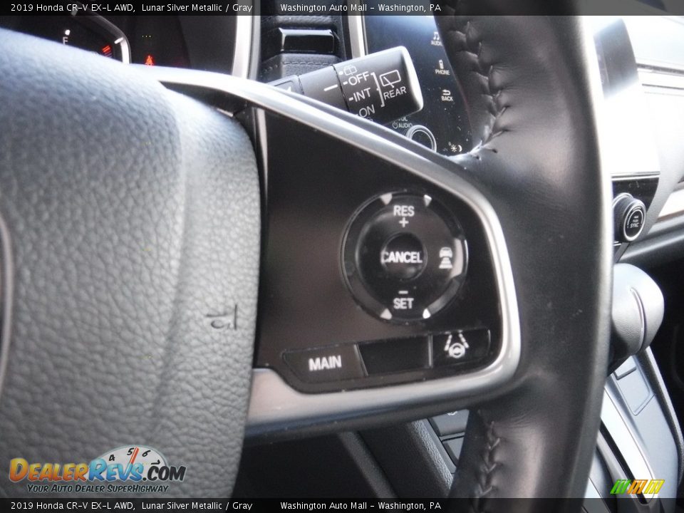 2019 Honda CR-V EX-L AWD Lunar Silver Metallic / Gray Photo #26