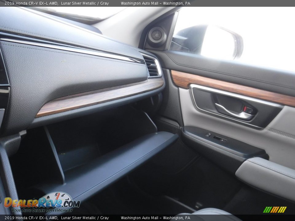 2019 Honda CR-V EX-L AWD Lunar Silver Metallic / Gray Photo #28