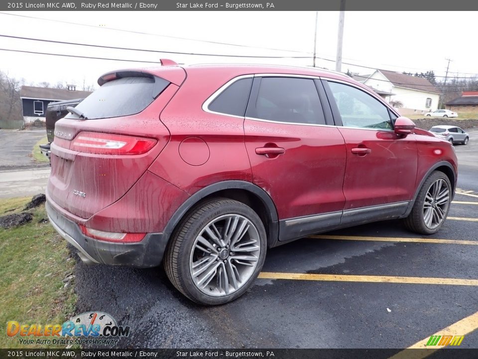 2015 Lincoln MKC AWD Ruby Red Metallic / Ebony Photo #4