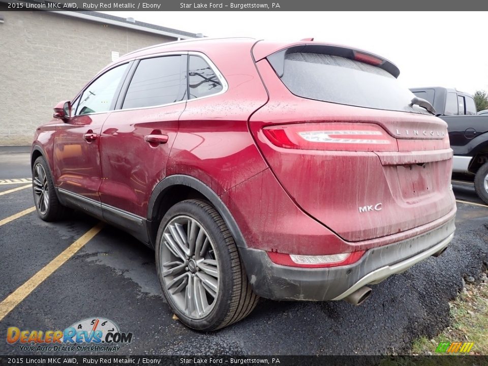 2015 Lincoln MKC AWD Ruby Red Metallic / Ebony Photo #5