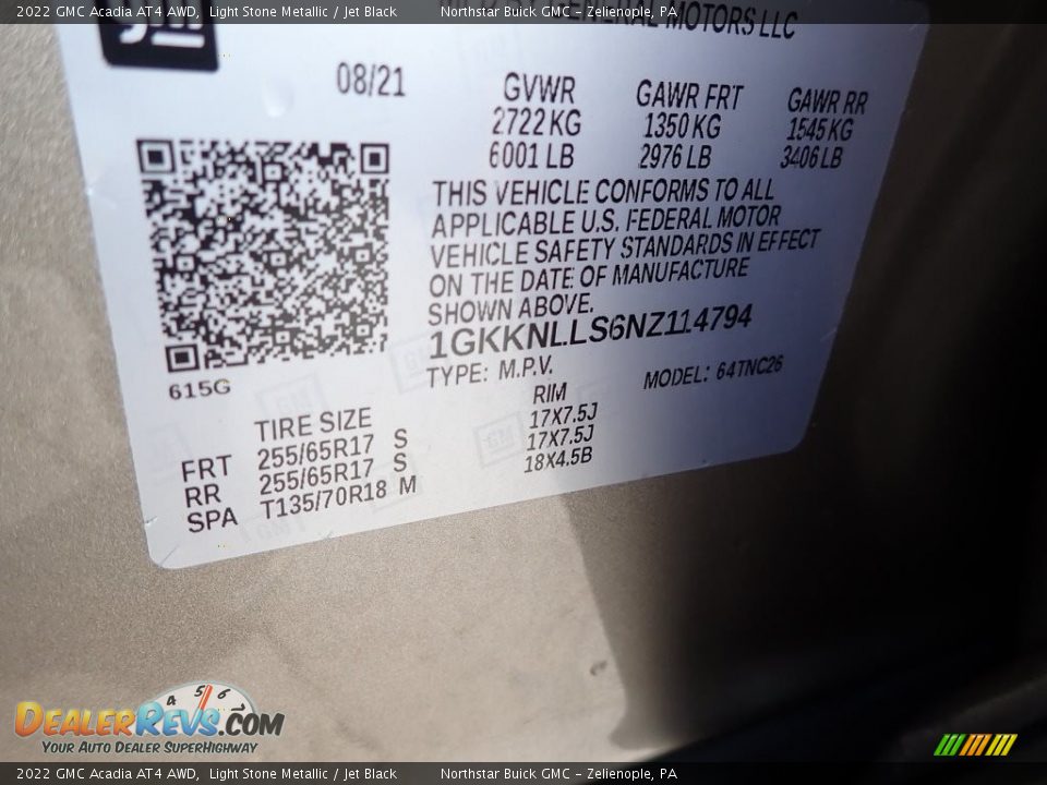2022 GMC Acadia AT4 AWD Light Stone Metallic / Jet Black Photo #30