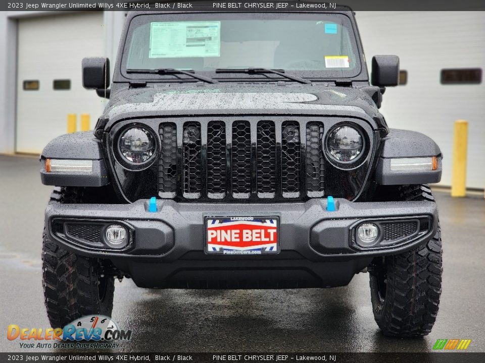 2023 Jeep Wrangler Unlimited Willys 4XE Hybrid Black / Black Photo #2