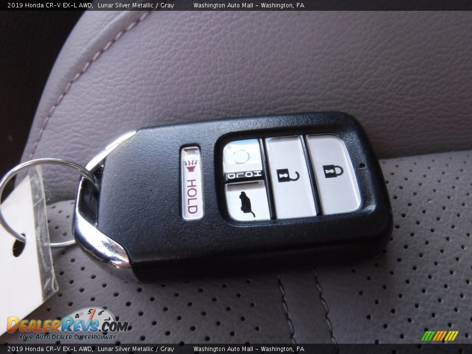 2019 Honda CR-V EX-L AWD Lunar Silver Metallic / Gray Photo #33