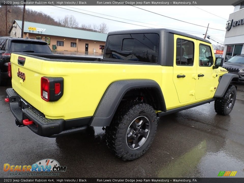 2023 Jeep Gladiator Rubicon 4x4 High Velocity / Black Photo #5