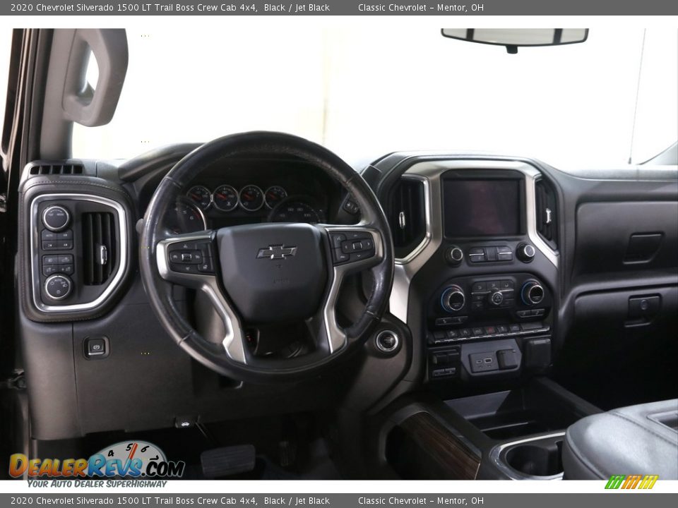 2020 Chevrolet Silverado 1500 LT Trail Boss Crew Cab 4x4 Black / Jet Black Photo #7