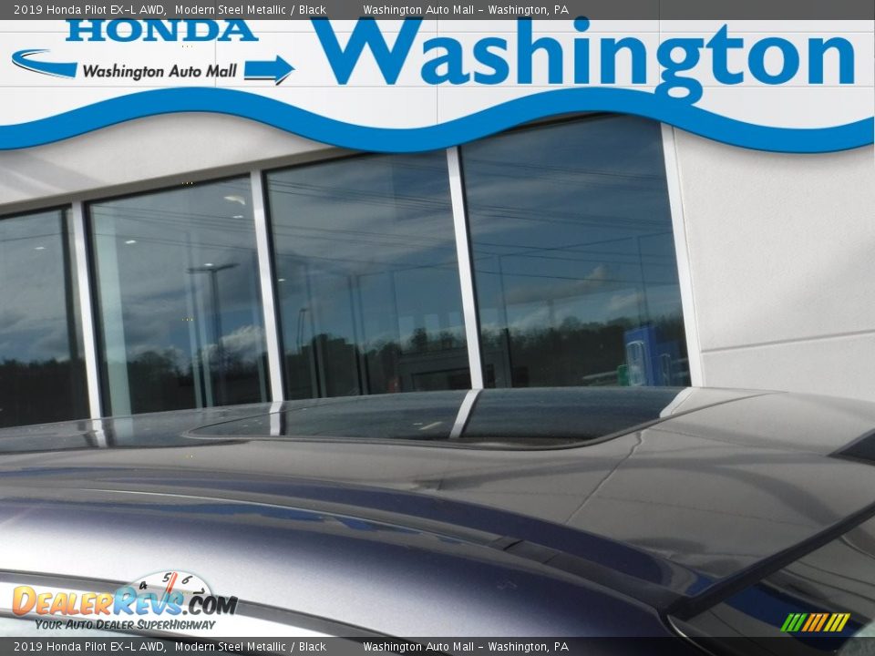 2019 Honda Pilot EX-L AWD Modern Steel Metallic / Black Photo #3