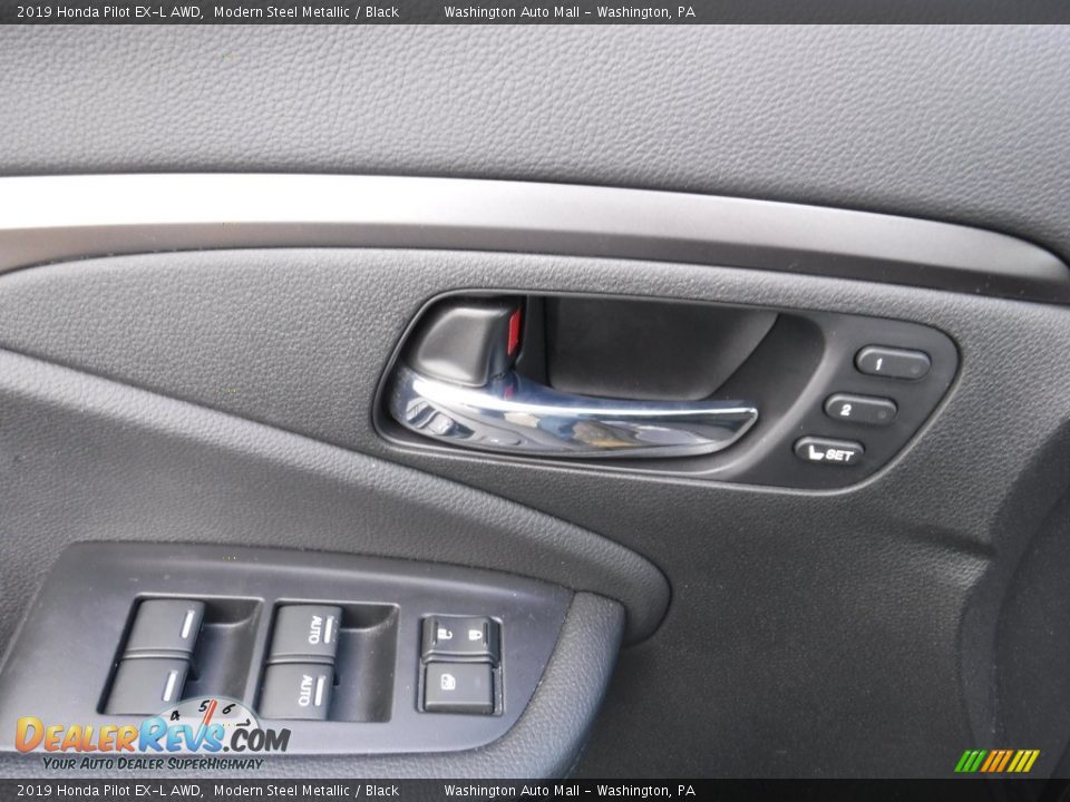 2019 Honda Pilot EX-L AWD Modern Steel Metallic / Black Photo #12