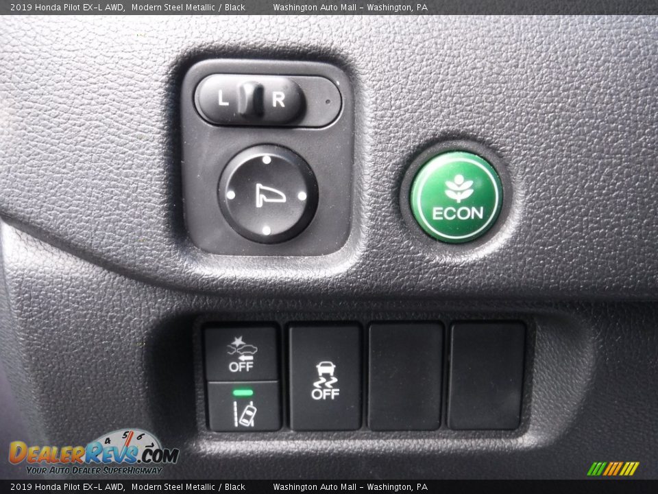 2019 Honda Pilot EX-L AWD Modern Steel Metallic / Black Photo #14