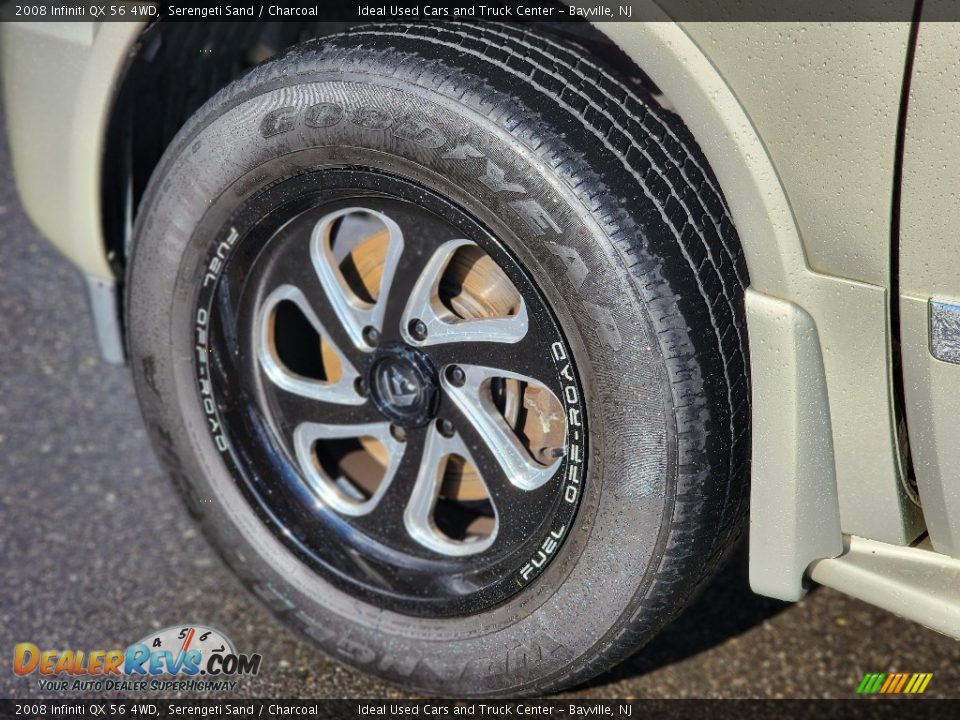 2008 Infiniti QX 56 4WD Serengeti Sand / Charcoal Photo #29