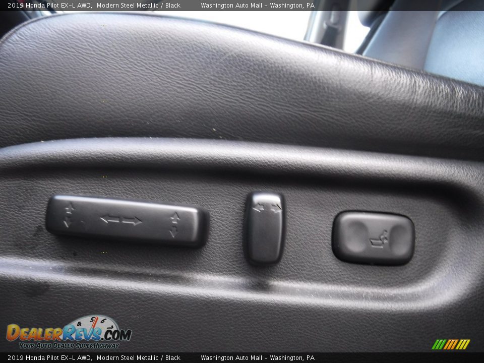 2019 Honda Pilot EX-L AWD Modern Steel Metallic / Black Photo #16