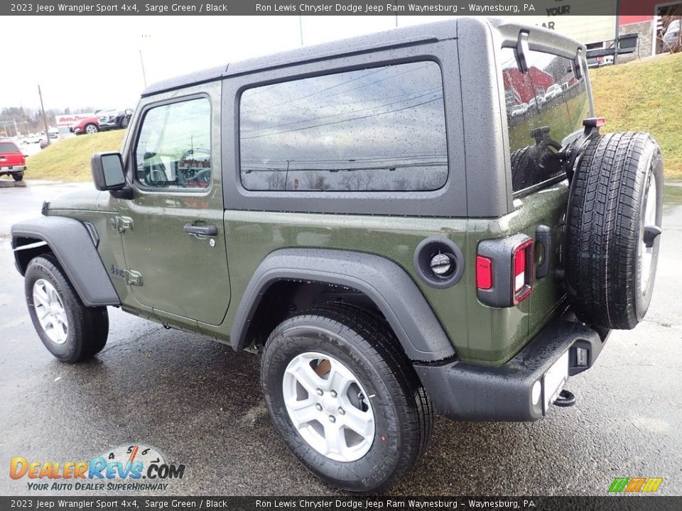 2023 Jeep Wrangler Sport 4x4 Sarge Green / Black Photo #3