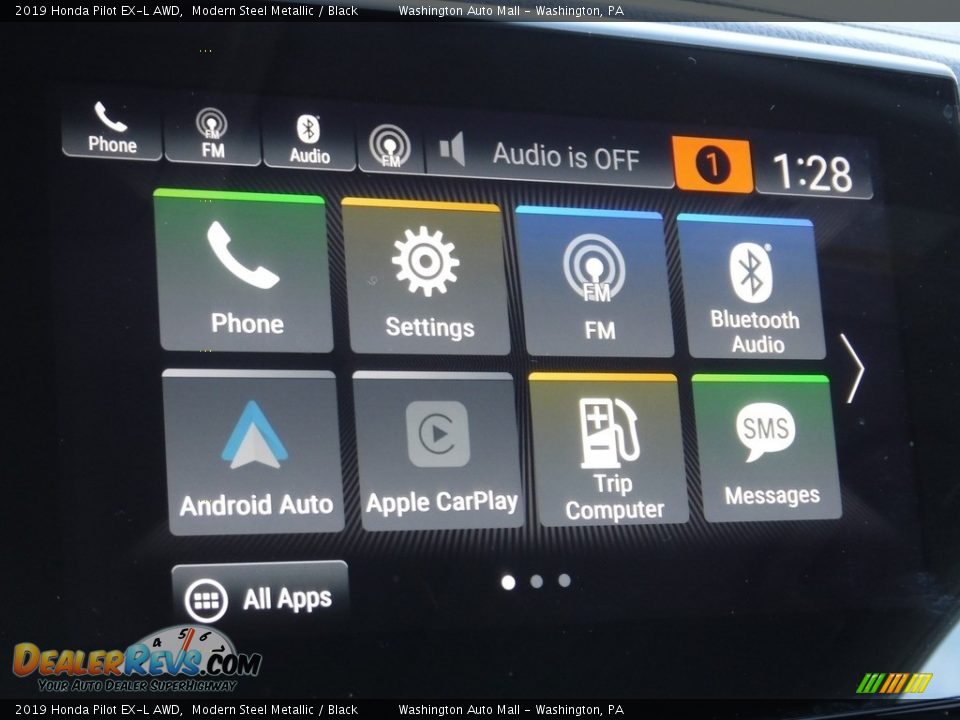 2019 Honda Pilot EX-L AWD Modern Steel Metallic / Black Photo #19