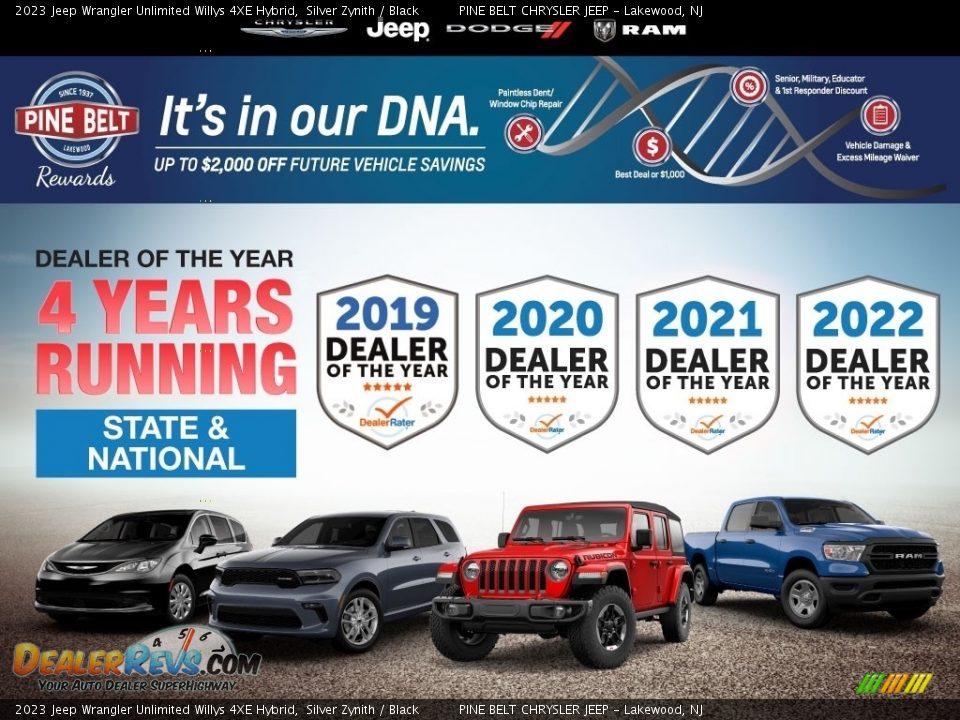 Dealer Info of 2023 Jeep Wrangler Unlimited Willys 4XE Hybrid Photo #11