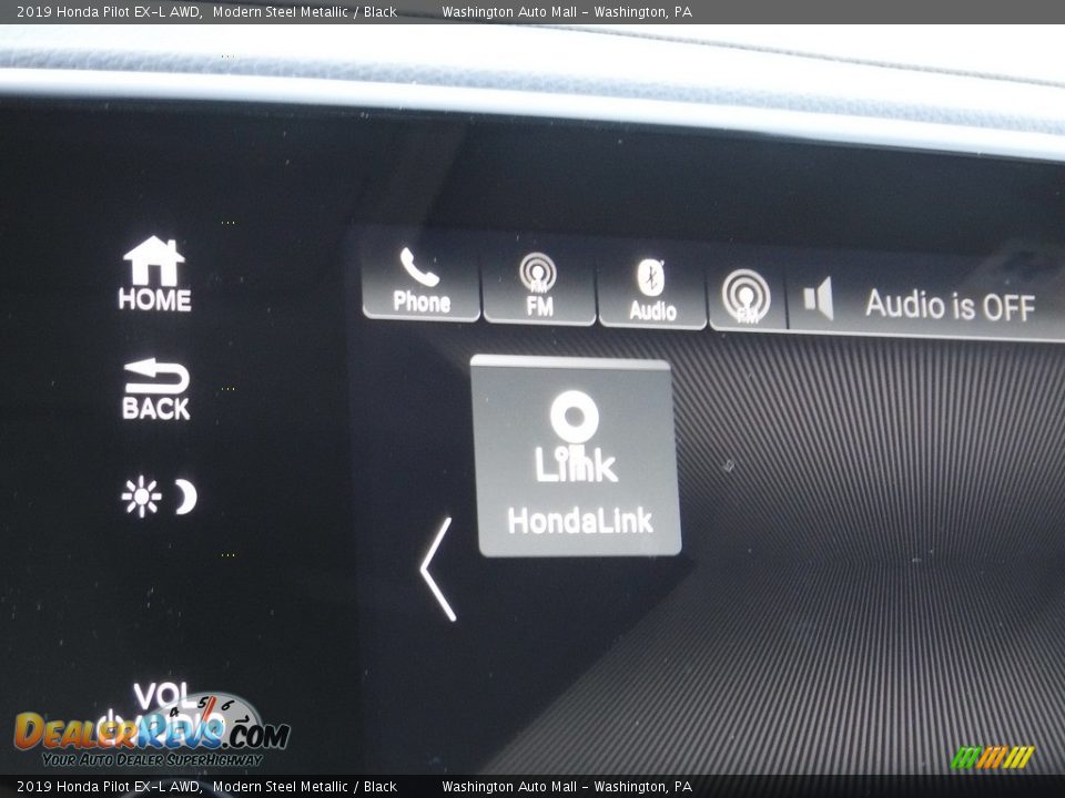 2019 Honda Pilot EX-L AWD Modern Steel Metallic / Black Photo #21