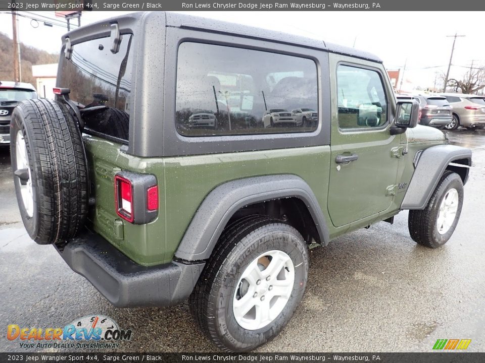 2023 Jeep Wrangler Sport 4x4 Sarge Green / Black Photo #6