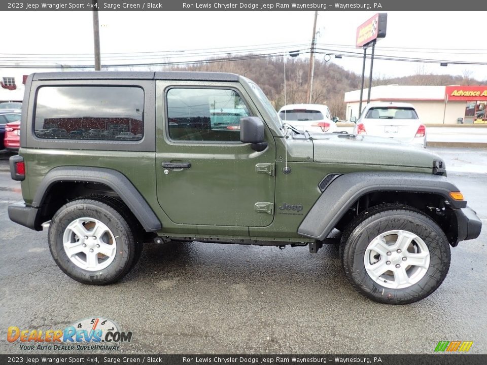2023 Jeep Wrangler Sport 4x4 Sarge Green / Black Photo #7