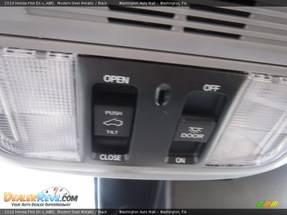 2019 Honda Pilot EX-L AWD Modern Steel Metallic / Black Photo #24