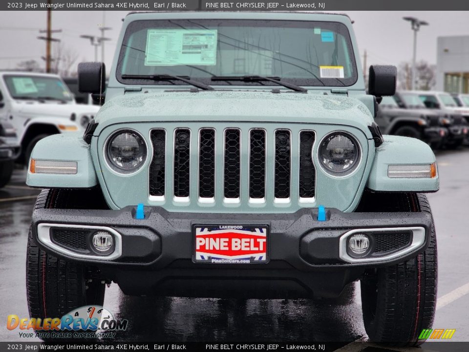 2023 Jeep Wrangler Unlimited Sahara 4XE Hybrid Earl / Black Photo #2