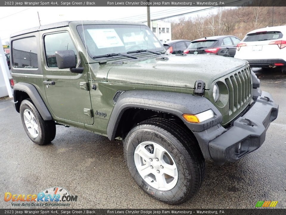 Front 3/4 View of 2023 Jeep Wrangler Sport 4x4 Photo #8