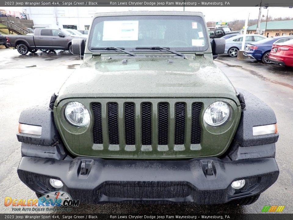 2023 Jeep Wrangler Sport 4x4 Sarge Green / Black Photo #9