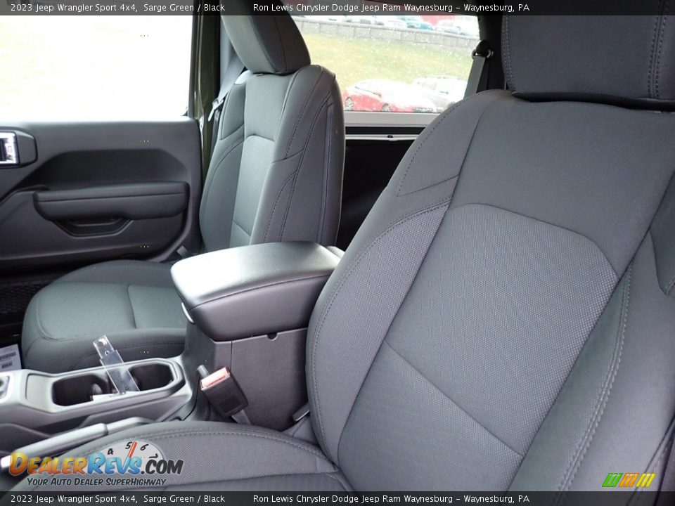 Front Seat of 2023 Jeep Wrangler Sport 4x4 Photo #11