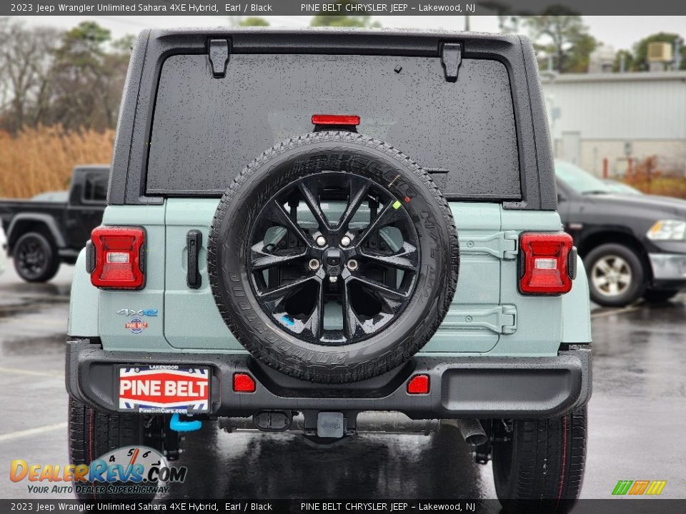 2023 Jeep Wrangler Unlimited Sahara 4XE Hybrid Earl / Black Photo #6