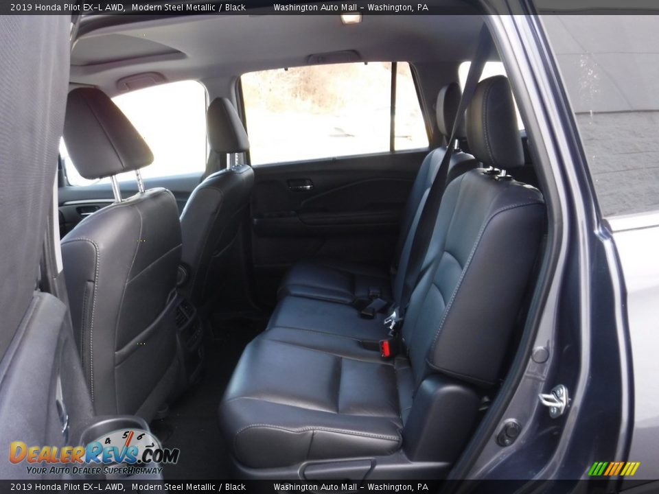 2019 Honda Pilot EX-L AWD Modern Steel Metallic / Black Photo #29