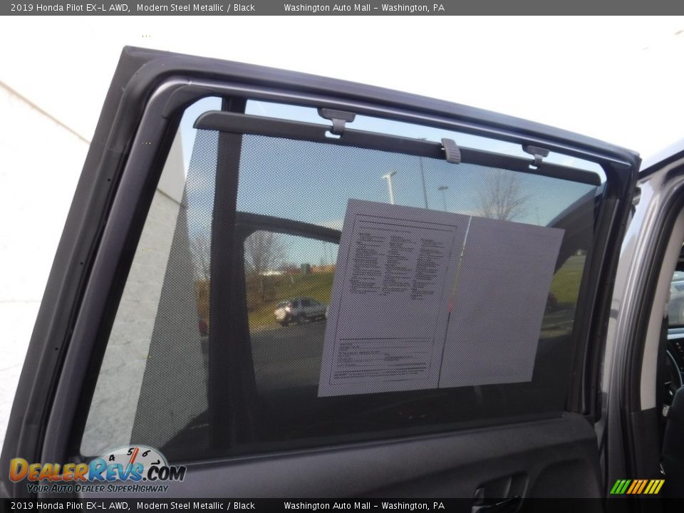 2019 Honda Pilot EX-L AWD Modern Steel Metallic / Black Photo #30
