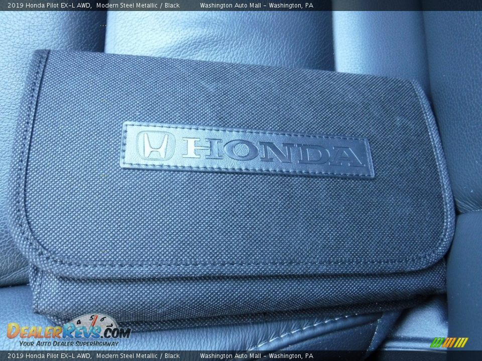 2019 Honda Pilot EX-L AWD Modern Steel Metallic / Black Photo #34