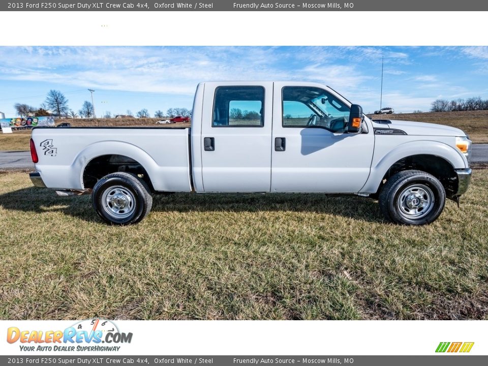 2013 Ford F250 Super Duty XLT Crew Cab 4x4 Oxford White / Steel Photo #3