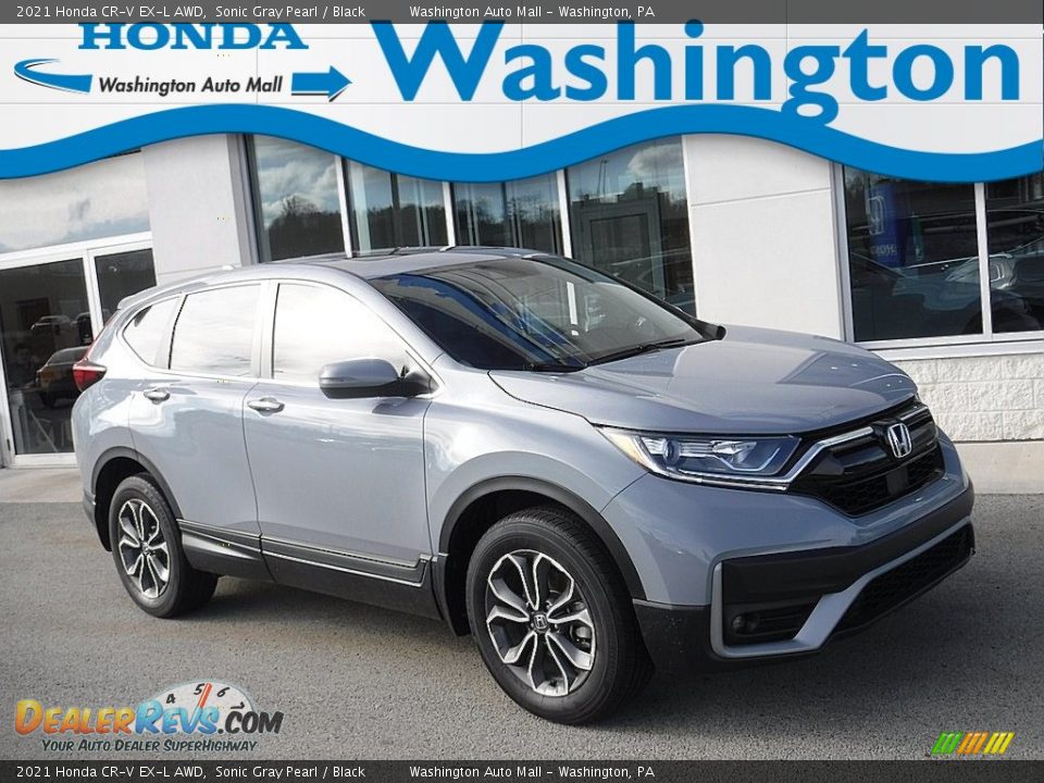 2021 Honda CR-V EX-L AWD Sonic Gray Pearl / Black Photo #1