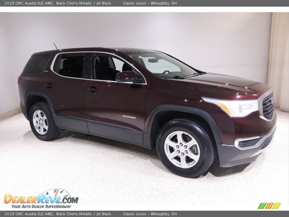 Black Cherry Metallic 2018 GMC Acadia SLE AWD Photo #1