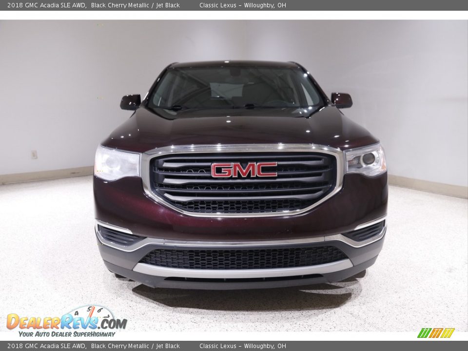 2018 GMC Acadia SLE AWD Black Cherry Metallic / Jet Black Photo #2