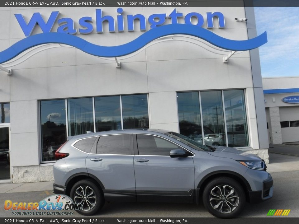 2021 Honda CR-V EX-L AWD Sonic Gray Pearl / Black Photo #2