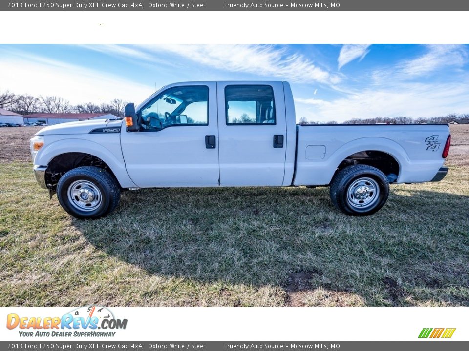 2013 Ford F250 Super Duty XLT Crew Cab 4x4 Oxford White / Steel Photo #7