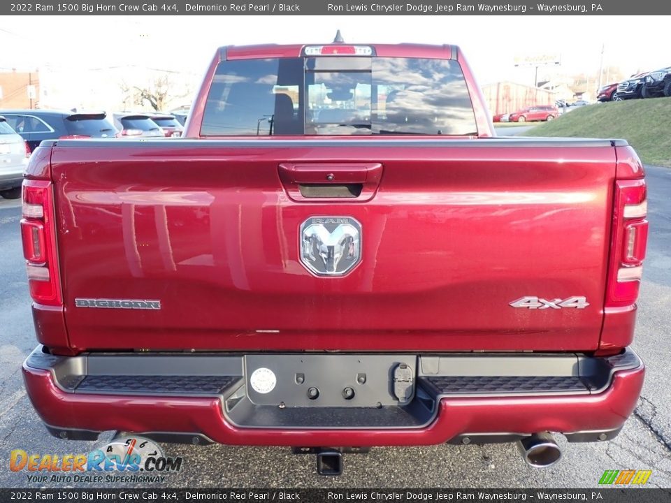 2022 Ram 1500 Big Horn Crew Cab 4x4 Delmonico Red Pearl / Black Photo #4