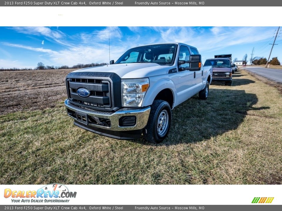 2013 Ford F250 Super Duty XLT Crew Cab 4x4 Oxford White / Steel Photo #8