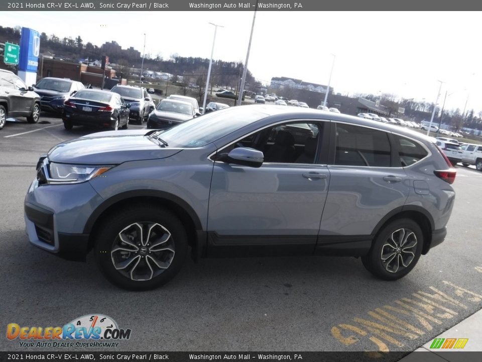 2021 Honda CR-V EX-L AWD Sonic Gray Pearl / Black Photo #7