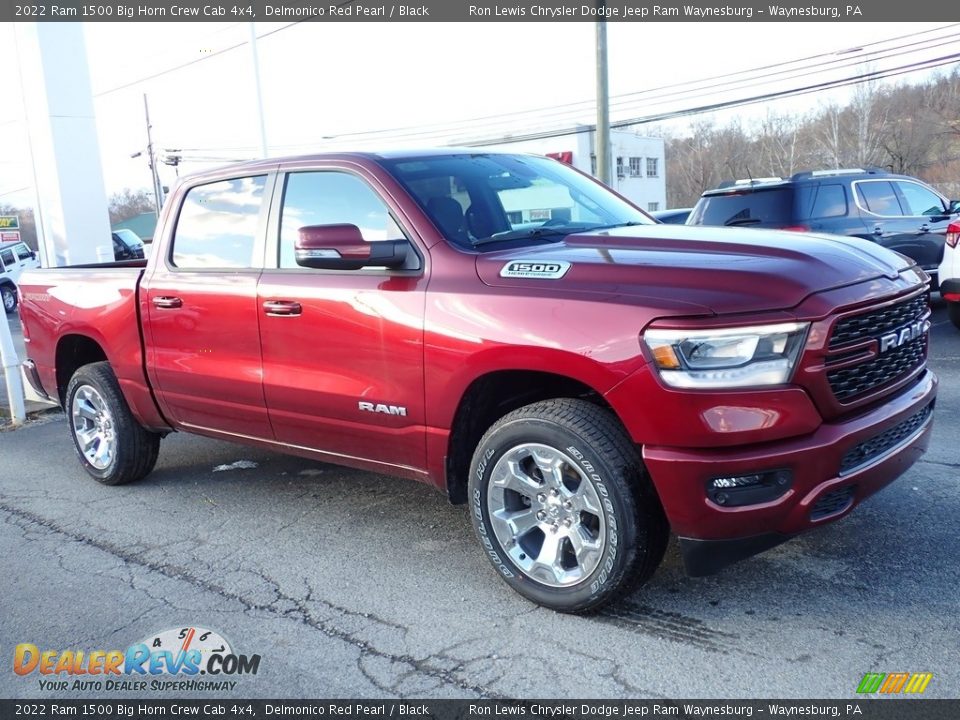 2022 Ram 1500 Big Horn Crew Cab 4x4 Delmonico Red Pearl / Black Photo #8