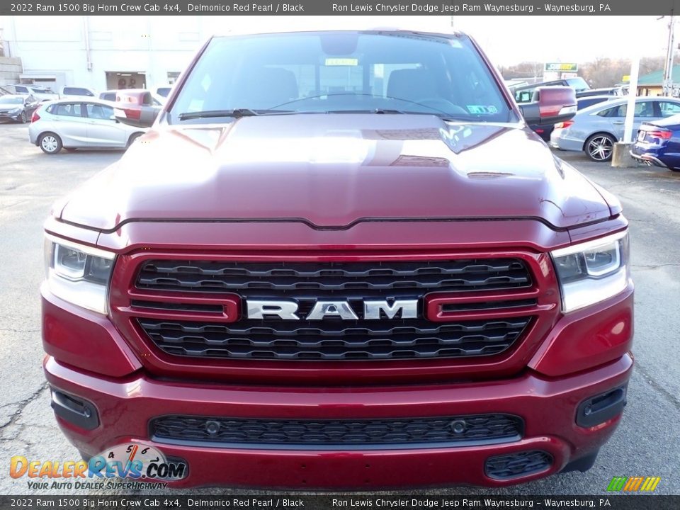 2022 Ram 1500 Big Horn Crew Cab 4x4 Delmonico Red Pearl / Black Photo #9