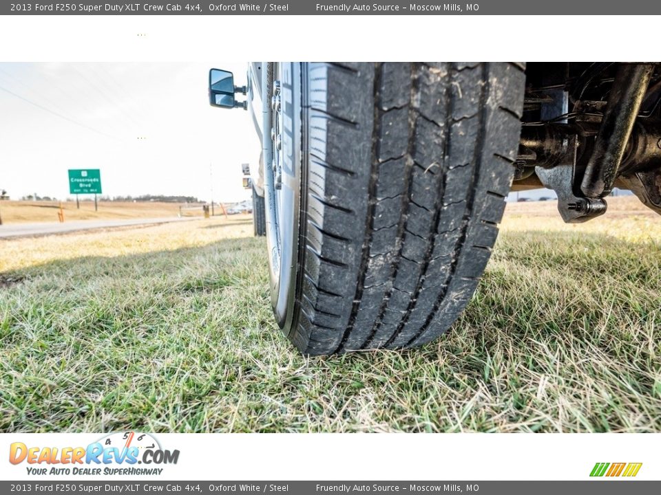 2013 Ford F250 Super Duty XLT Crew Cab 4x4 Oxford White / Steel Photo #14