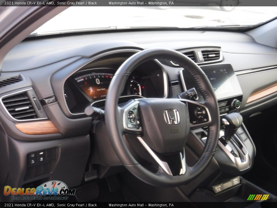 2021 Honda CR-V EX-L AWD Sonic Gray Pearl / Black Photo #13