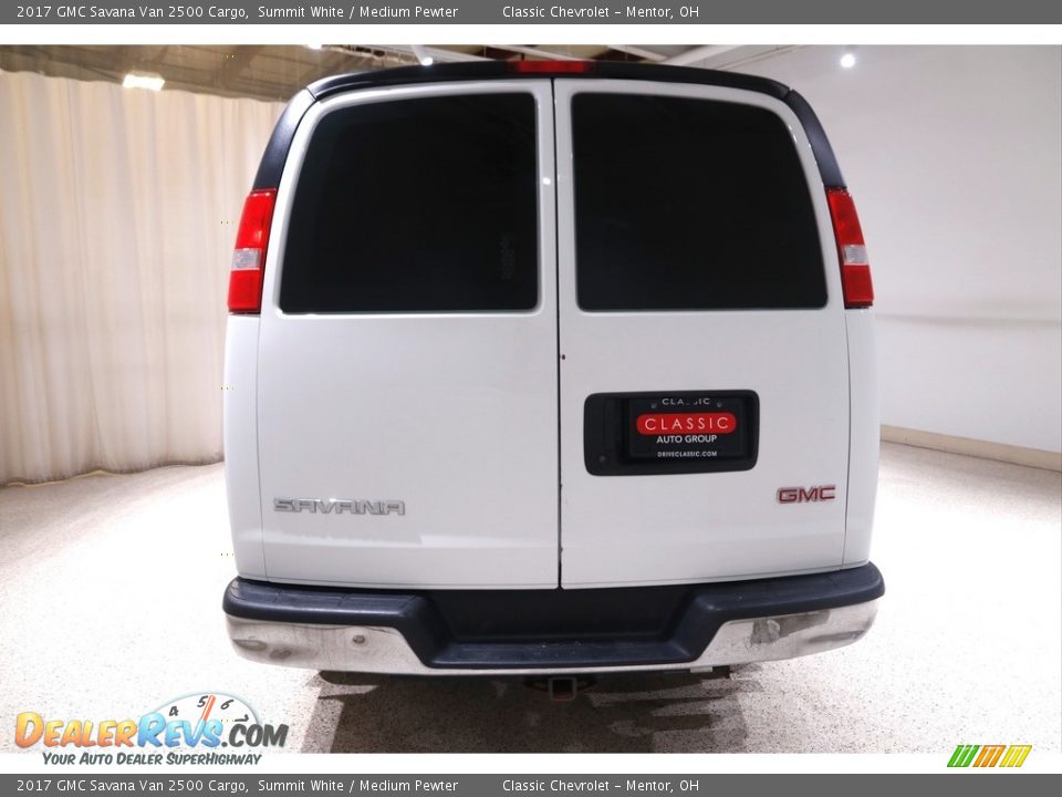 2017 GMC Savana Van 2500 Cargo Summit White / Medium Pewter Photo #15