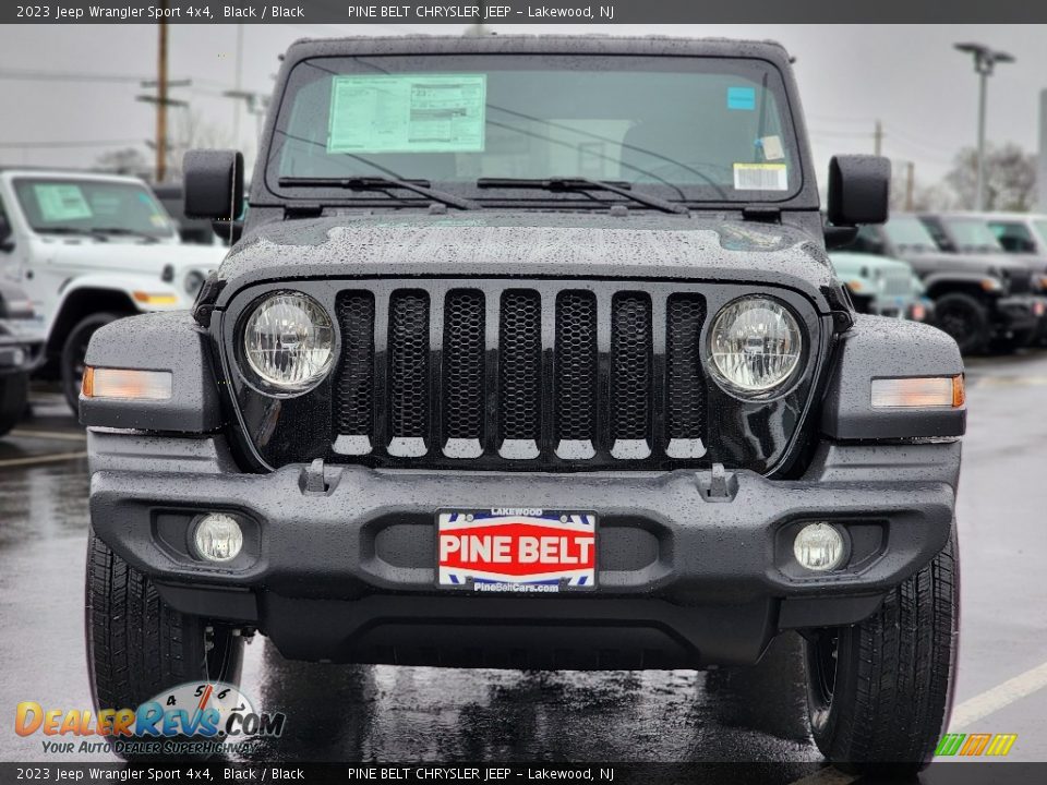 2023 Jeep Wrangler Sport 4x4 Black / Black Photo #2