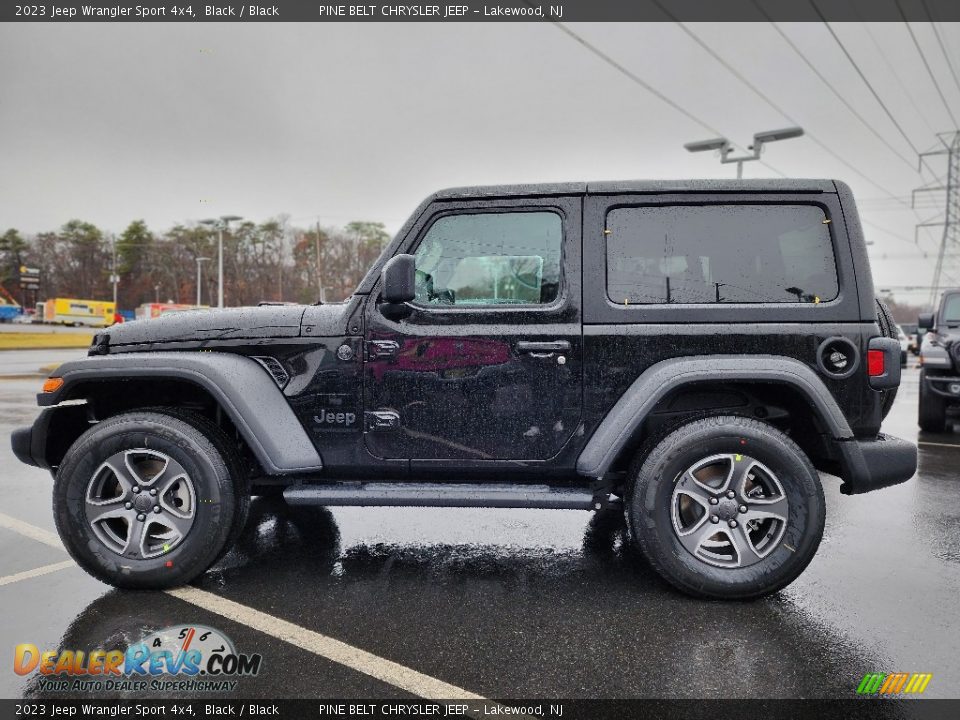 Black 2023 Jeep Wrangler Sport 4x4 Photo #3