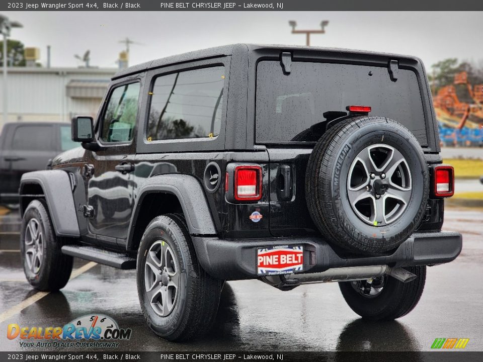 2023 Jeep Wrangler Sport 4x4 Black / Black Photo #4