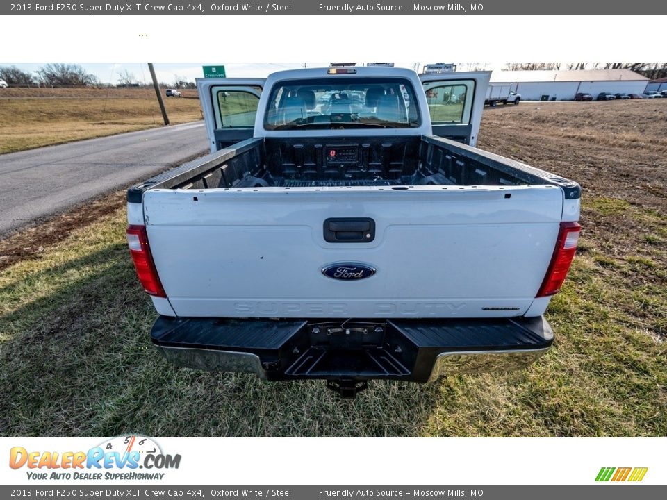 2013 Ford F250 Super Duty XLT Crew Cab 4x4 Oxford White / Steel Photo #21