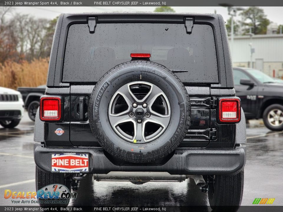 2023 Jeep Wrangler Sport 4x4 Black / Black Photo #6